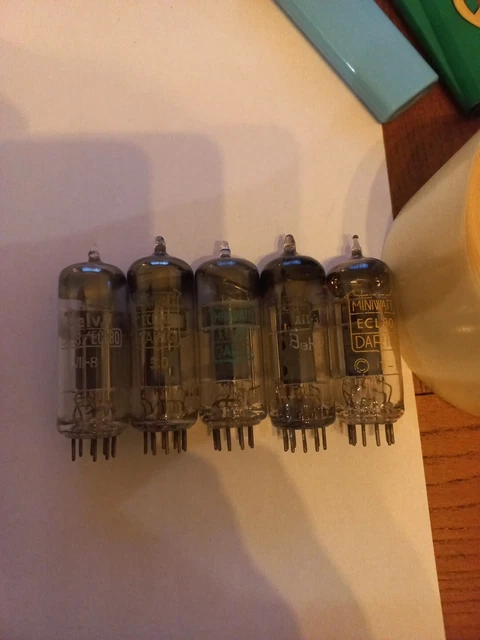 Valvola Termoionica 12AT7 / ECC81 Telefunken - NOS, NIB, Nuova In Scatola Originale